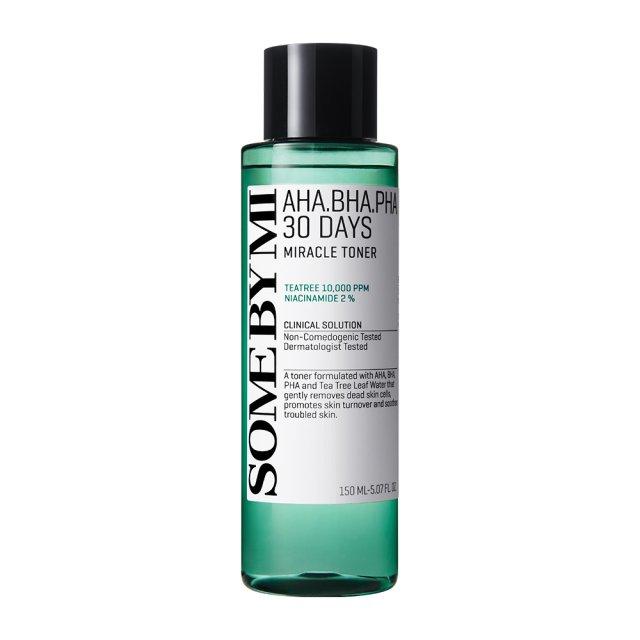 SomeByMi AHA-BHA-PHA 30 Days Miracle Toner — acid layering guide