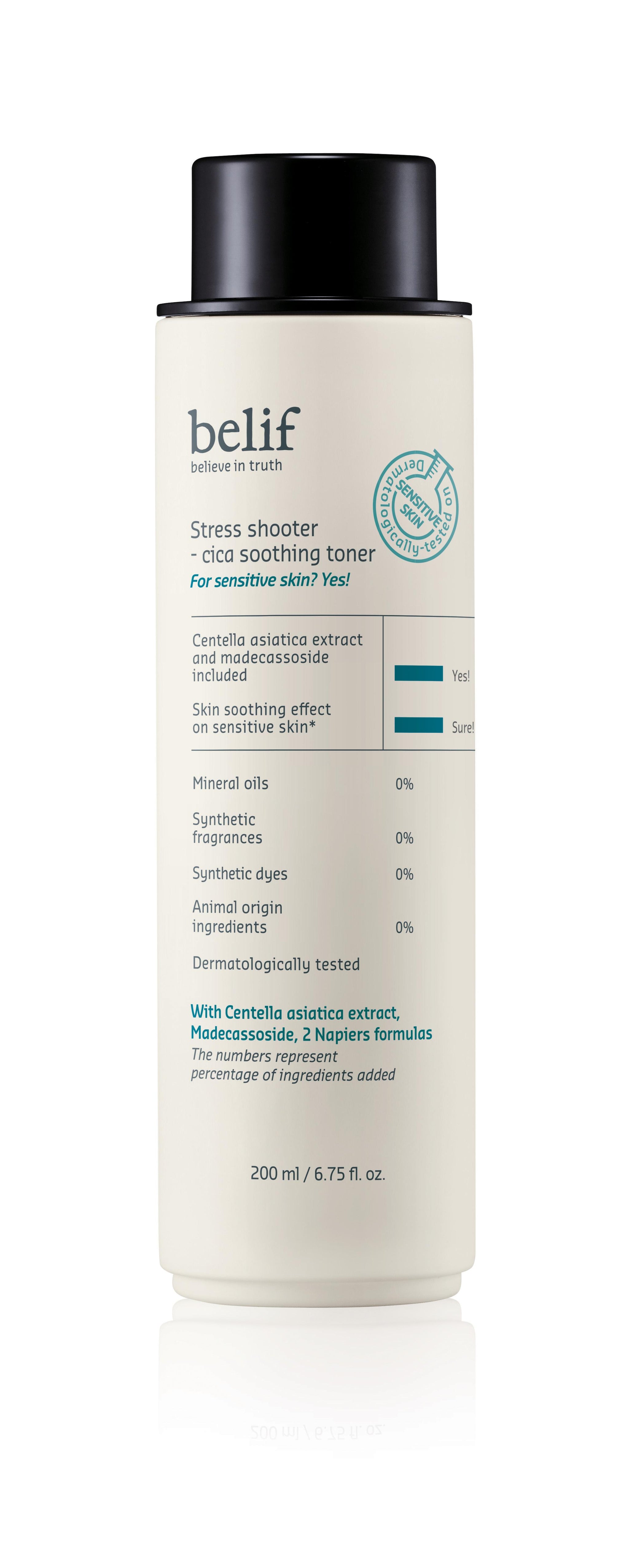 [Belif] Stress Shooter - Cica beruhigendes Gesichtswasser 200 ml