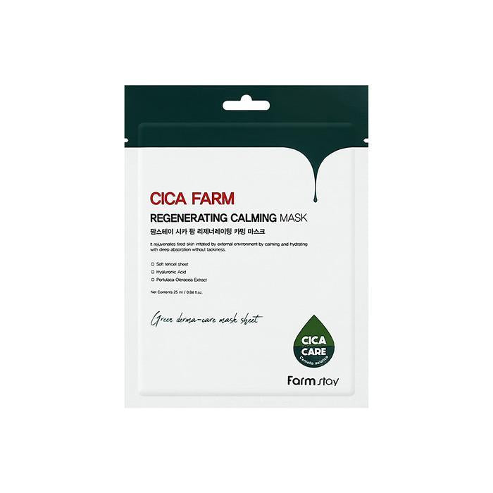[Farmstay] Cica Farm Regenerating Calming Mask 25ml*10 unidades