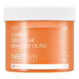[NeoGen] DERMALOGY CARROT DEEP CLEAR OIL PAD 150ML (60 ALMOHADILLAS)