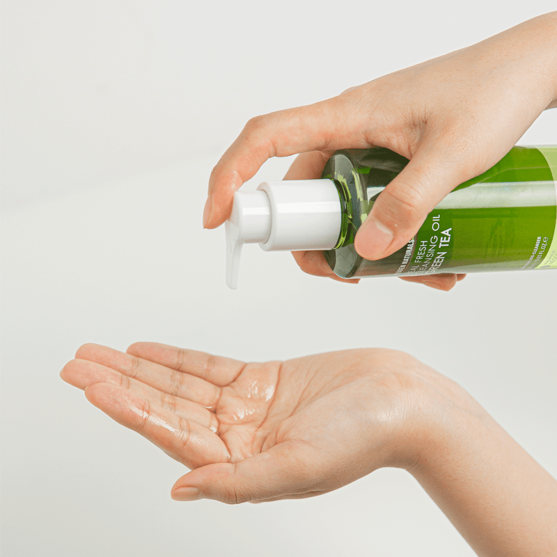 DERMALOGY REAL FRESH CLEANSING OIL GREEN TEA 285ML