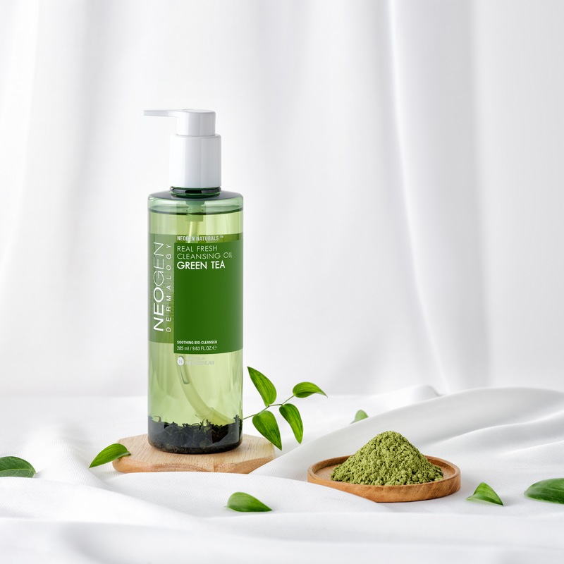 DERMALOGY REAL FRESH CLEANSING OIL GREEN TEA 285ML