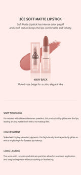 SOFT MATTE LIPSTICK #WAY BACK