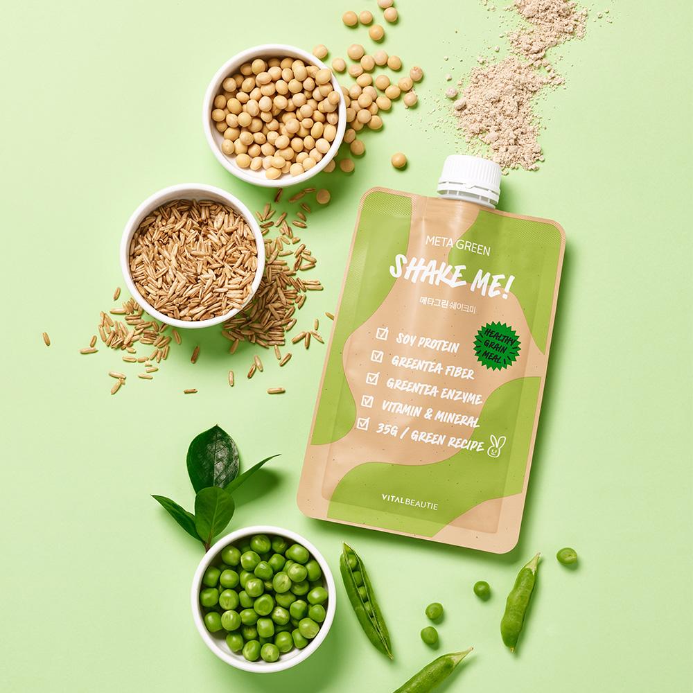 [VitalBeautie] VITAL BEAUTIE Meta Green Shake Me - 35g x 7unidades