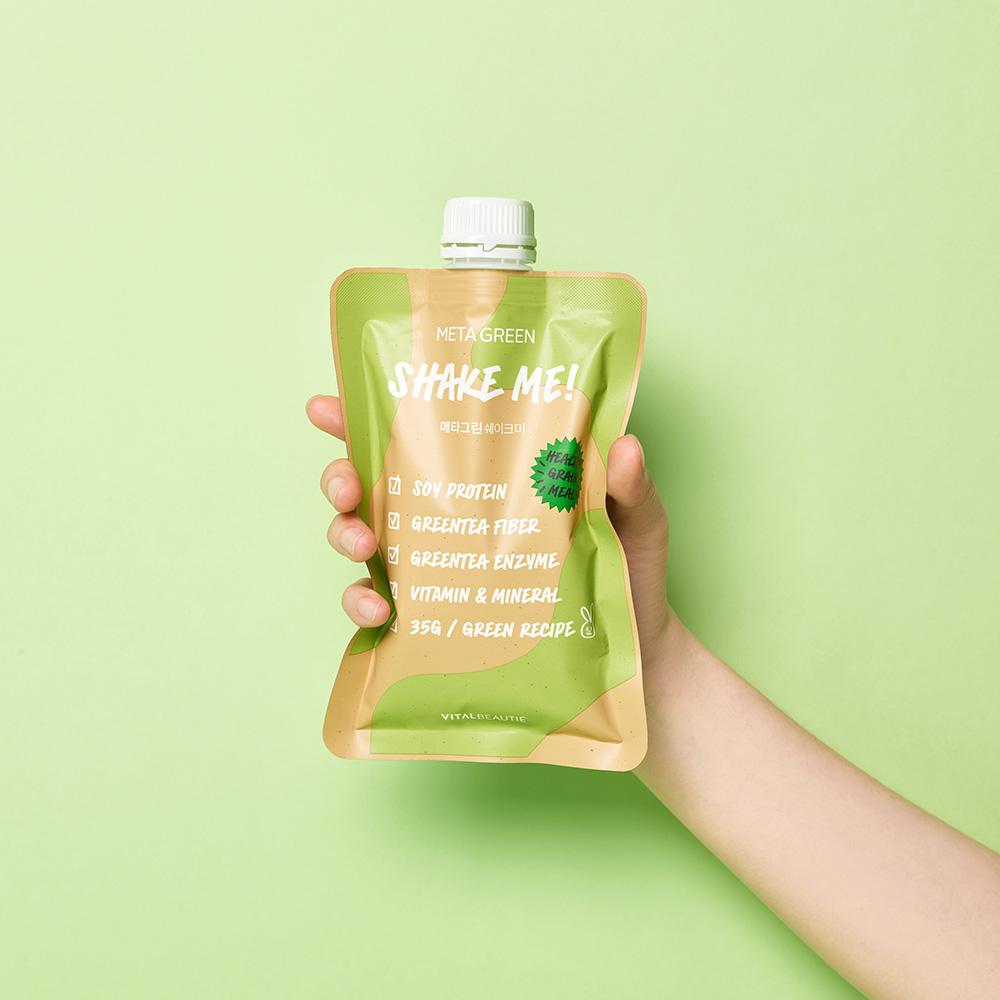 [VitalBeautie] VITAL BEAUTIE Meta Green Shake Me - 35g x 7unidades