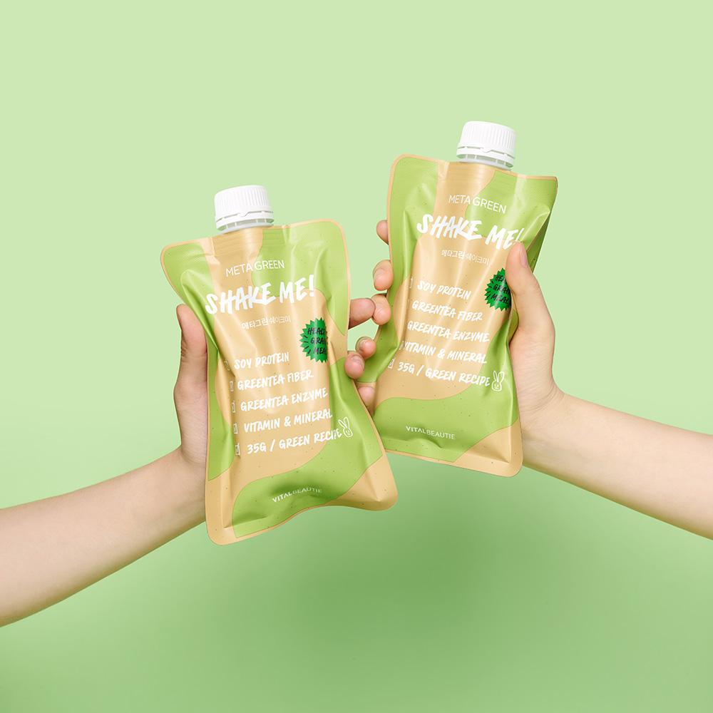 [VitalBeautie] VITAL BEAUTIE Meta Green Shake Me - 35g x 7unidades
