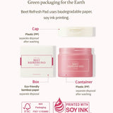 Beet Refresh Pad - 60 Sheets