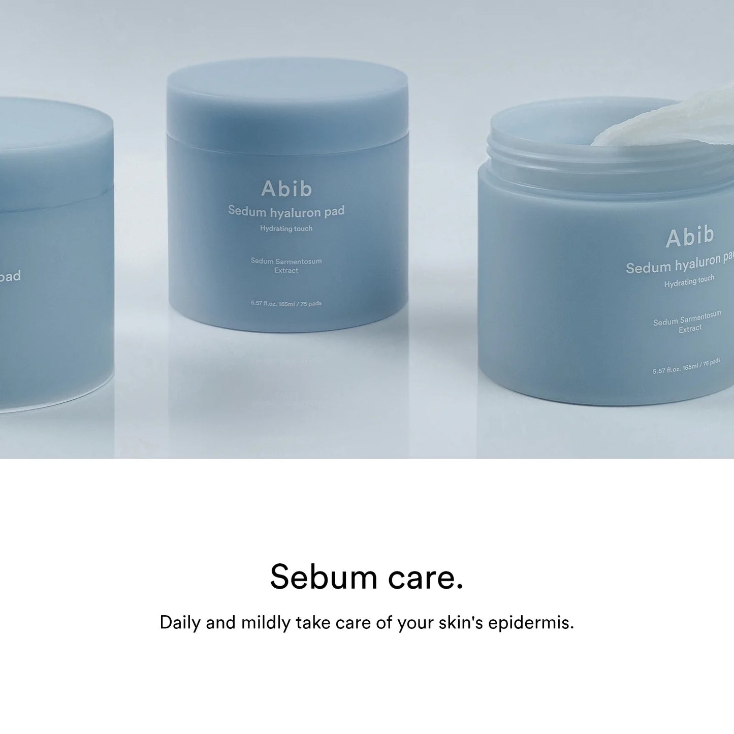 Sedum hyaluron pad Hydrating touch - 165ml. 75 pads