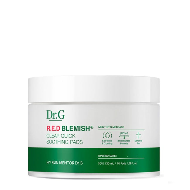 [Dr.G] Discos calmantes rápidos Red Blemish Clear 70 unidades