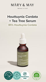 [Mary&May] Suero de Houttuynia Cordata + Árbol de Té - 30ml