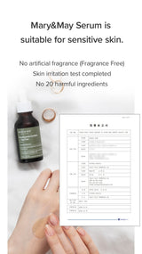 [Mary&May] Suero de Houttuynia Cordata + Árbol de Té - 30ml