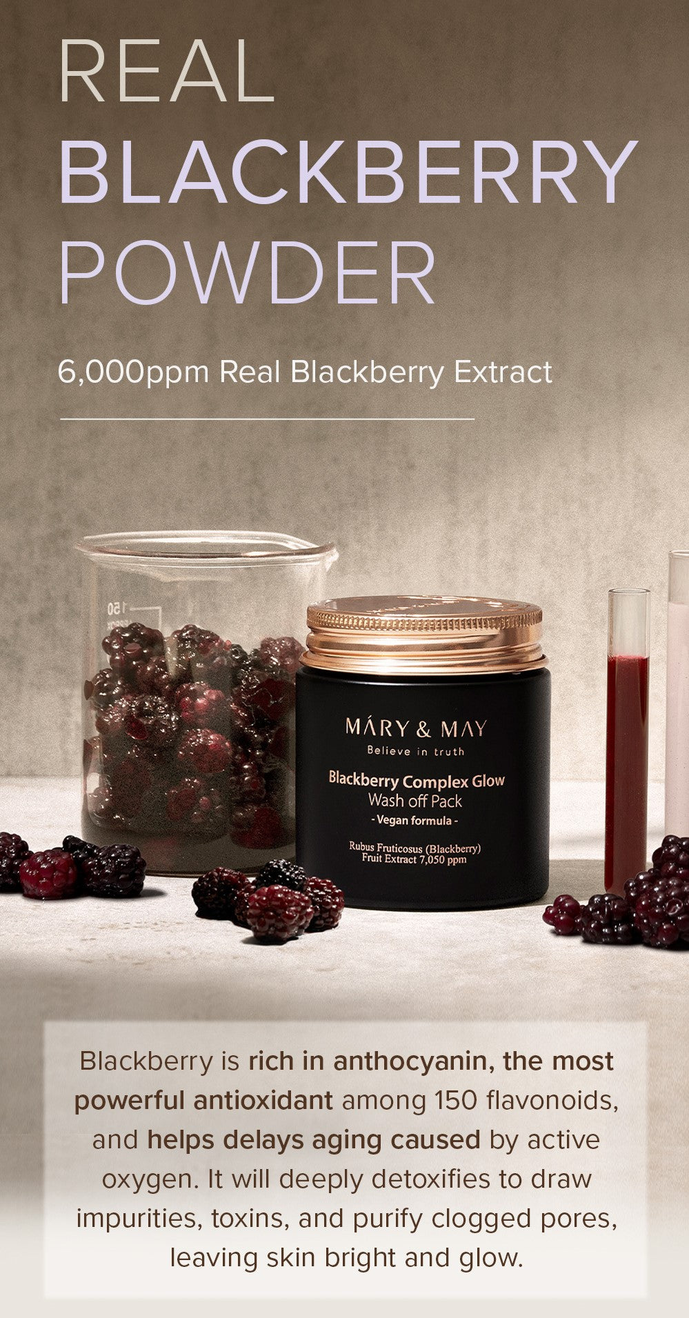 Blackberry Complex Glow Wash off Pack 125g