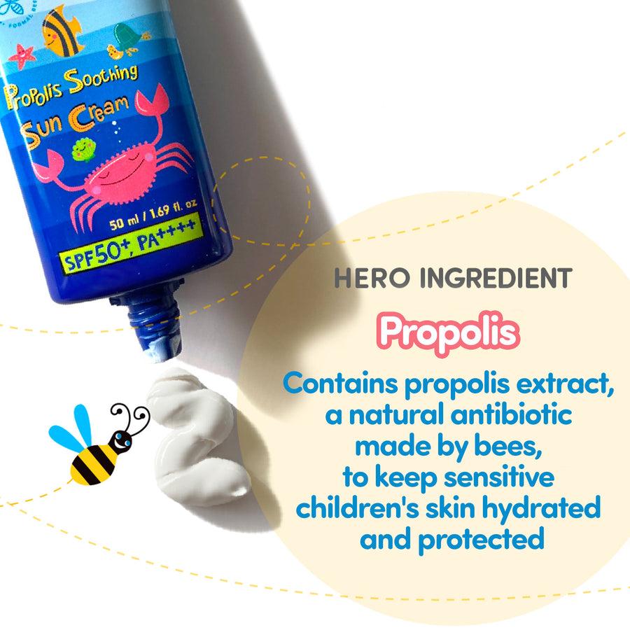 1+1 Propolis Soothing Sun Cream SPF50+ PA++++ 50ml