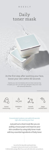 Daily Toner Mask Pack 30 Sheets