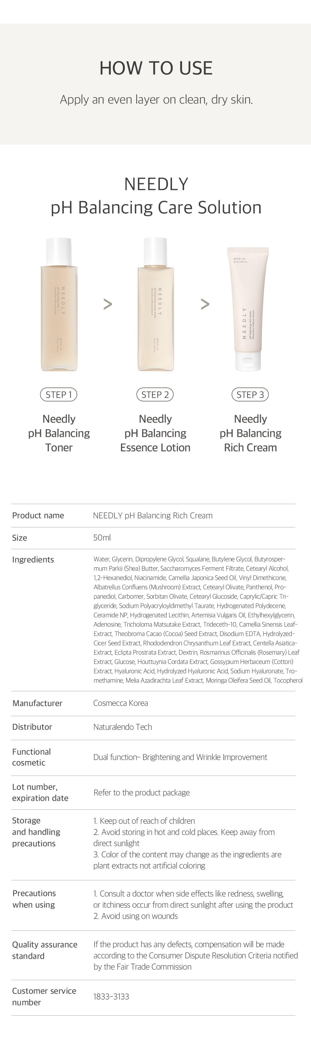 pH balancing rich cream 50ml