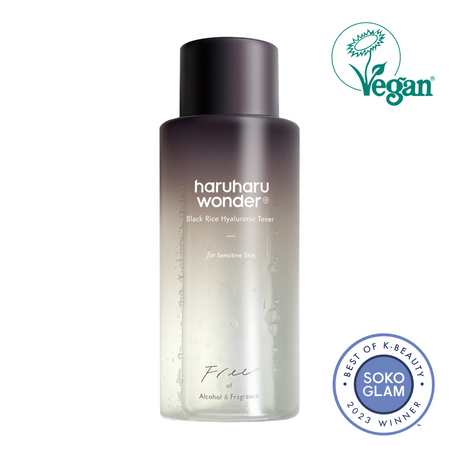 Black Rice Hyaluronic Toner for Sensitive Skin - 3Size