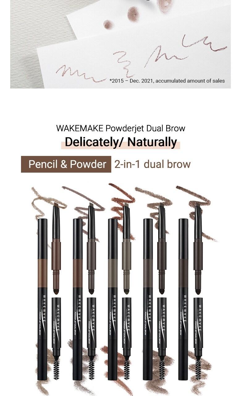 Powder Jet Dual Brow 0.75g - #06 Deep Brown