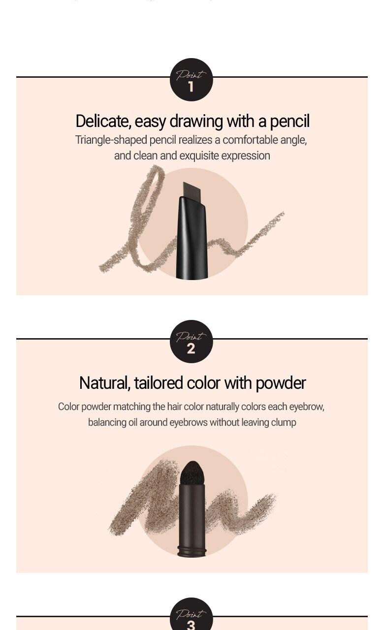 Powder Jet Dual Brow 0.75g - #09 Gray Brown