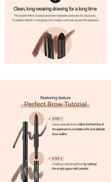 Powder Jet Dual Brow 0.75g - #05 Dark Brown