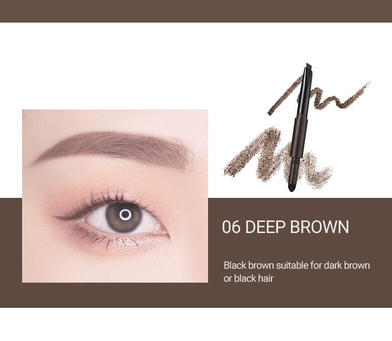 Powder Jet Dual Brow 0.75g - #06 Deep Brown