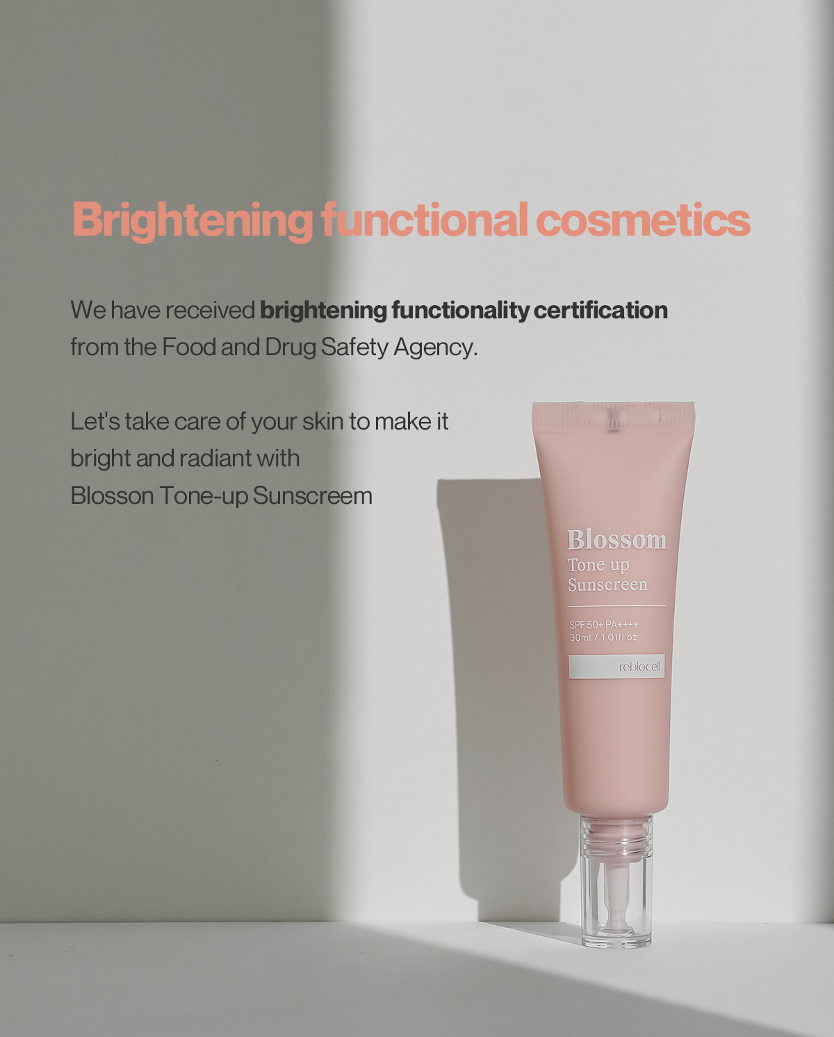 Blossom Tone up Sunscreen SPF 50+ PA++++ 30ml