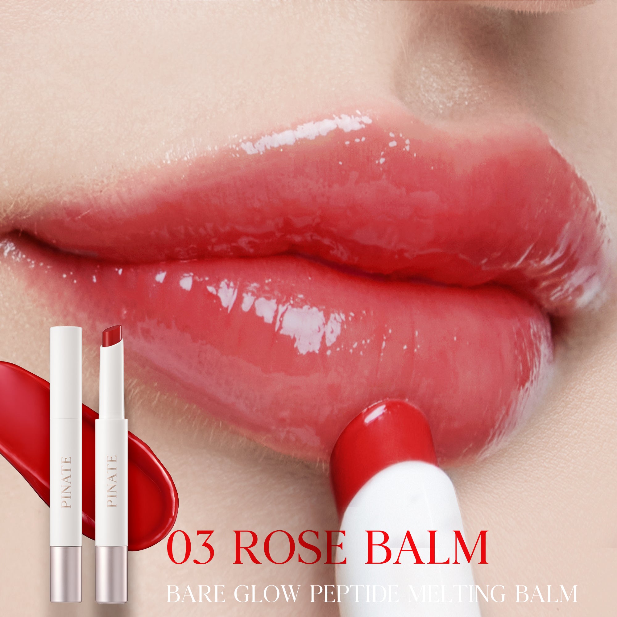 Bare Glow Peptide Melting Balm - 03 Rose balm 1.8g