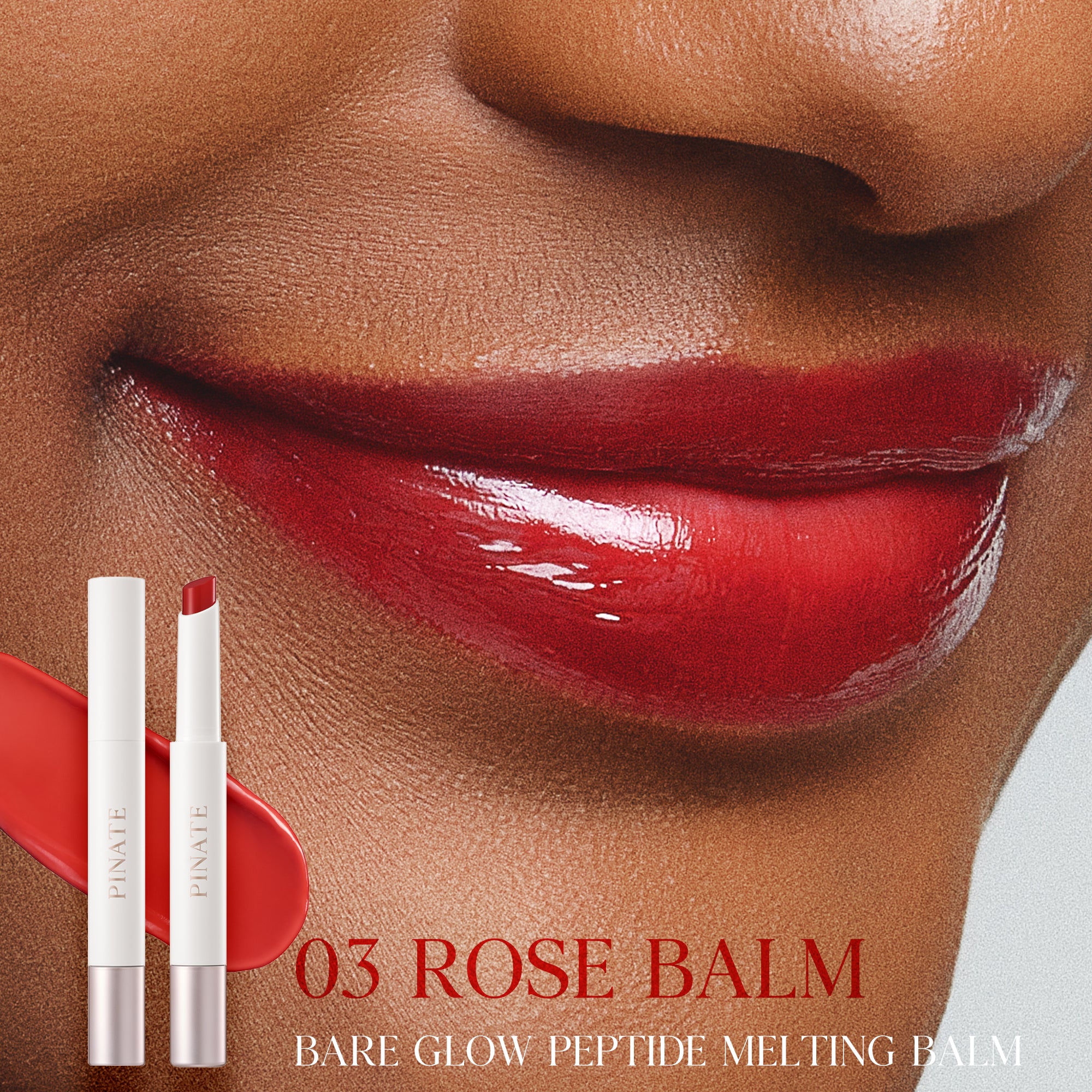 Bare Glow Peptide Melting Balm - 03 Rose balm 1.8g