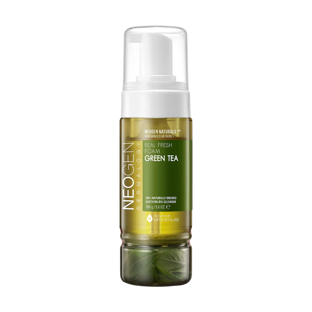 DERMALOGY REAL FRESH FOAM CLEANSER GREEN TEA 160G