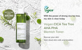 CICA Tea Tree AHA Blemish Toner + Blackberry Complex Cream Essence (promotion)