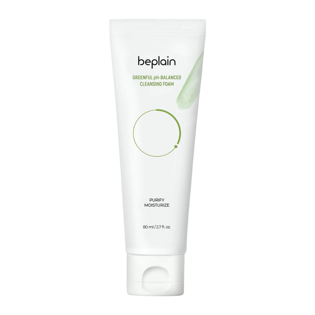 [beplain] Espuma limpiadora de frijol mungo con pH balanceado 80ml