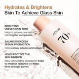 RICE 70 GLOW MILKY TONER 250ml