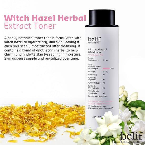 Witch hazel herbal extract toner 200 ml