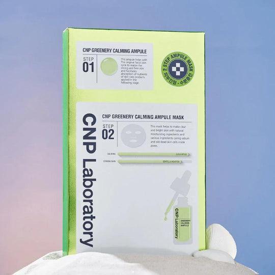 [CNP Laboratory] Mascarilla calmante en ampolla Greenery de 2 pasos 5 unidades