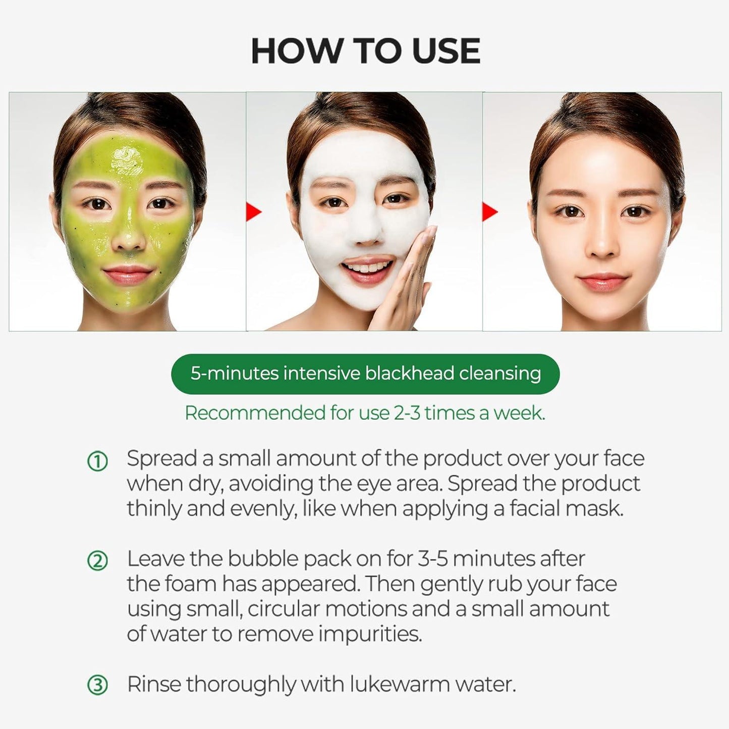 BYE BYE BLACKHEAD 30 DAYS MIRACLE GREEN TEA TOX BUBBLE CLEANSER 120g