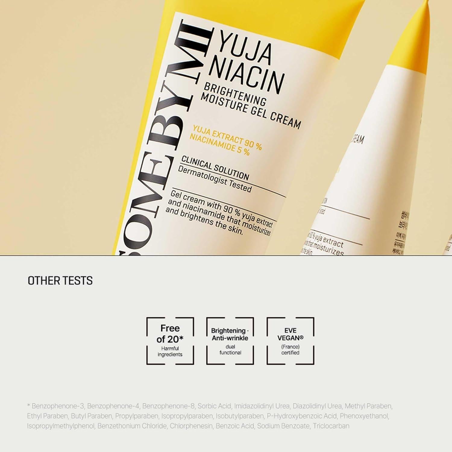 YUJA NIACIN BRIGHTENING MOISTURE GEL CREAM MOISTURIZER 100ml