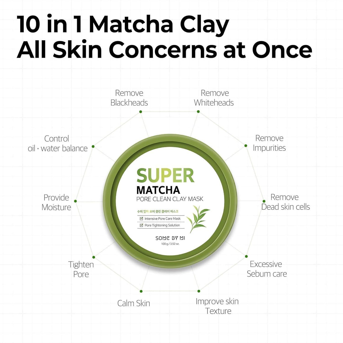 SUPER MATCHA PORE CLEAN CLAY MASK 100g