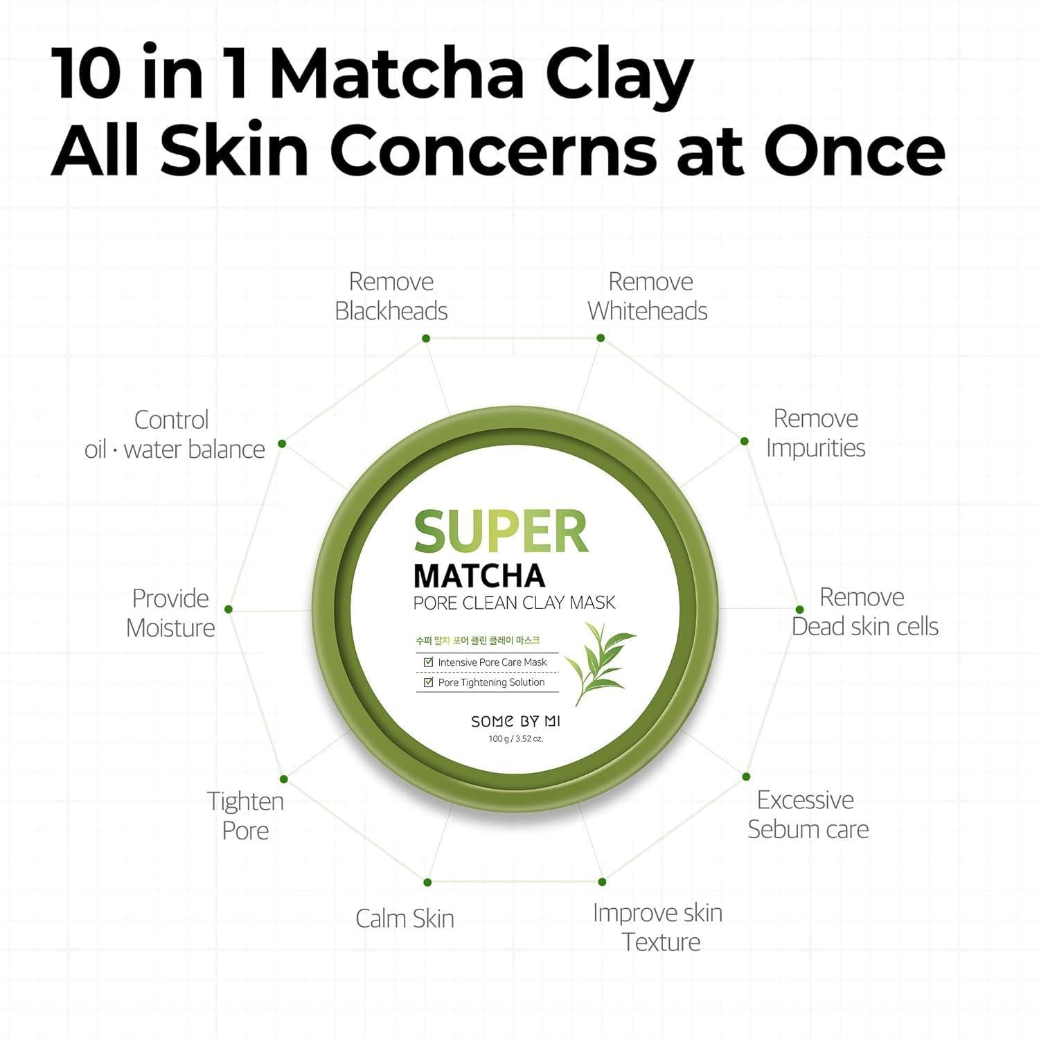 SUPER MATCHA PORE CLEAN CLAY MASK 100g