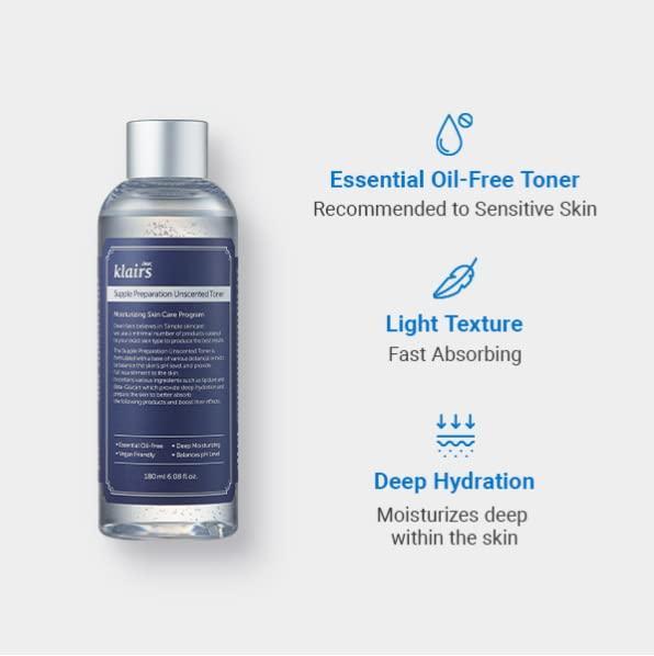Supple Preparation Unscented Toner 180ml