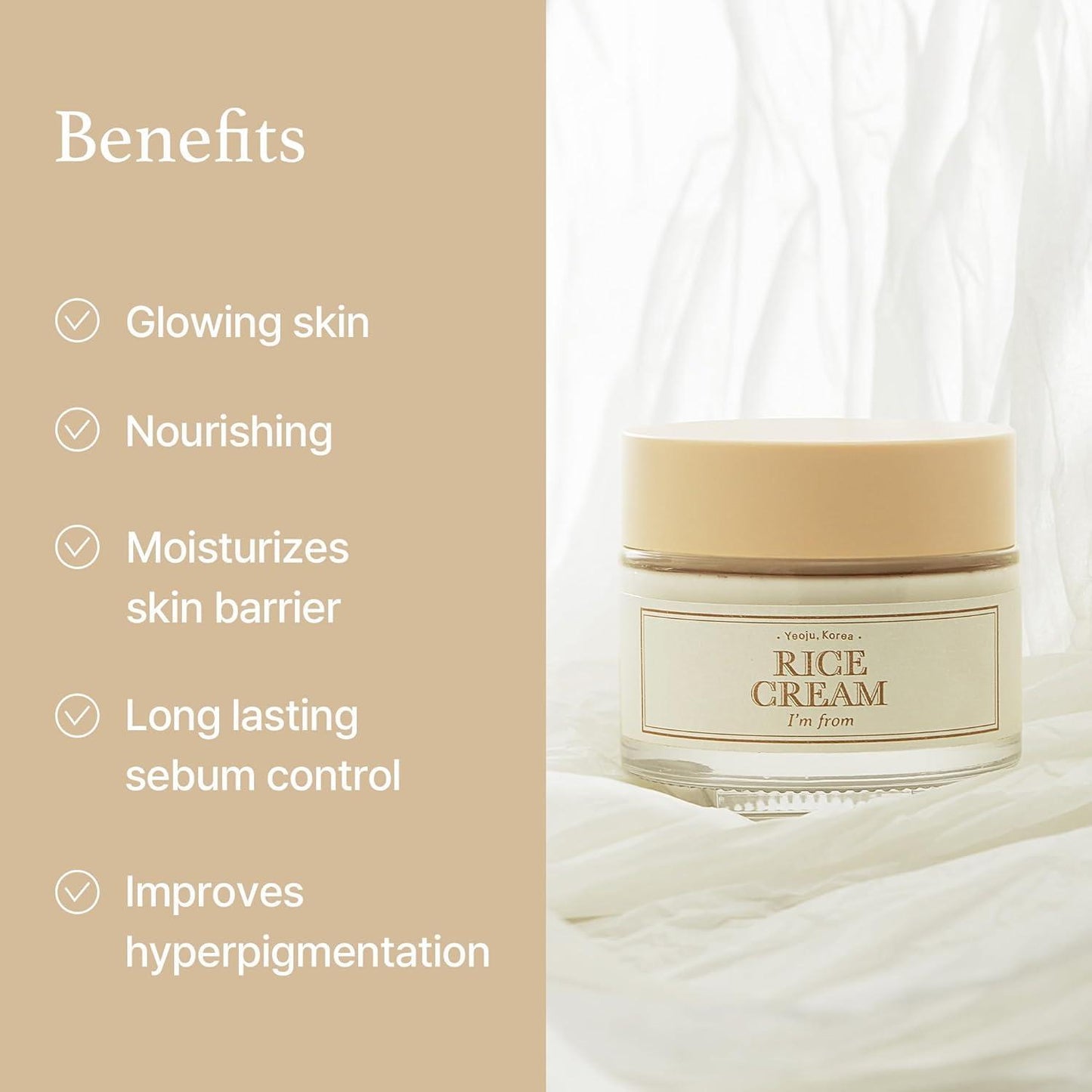 [ImFrom] Rice Cream 50g