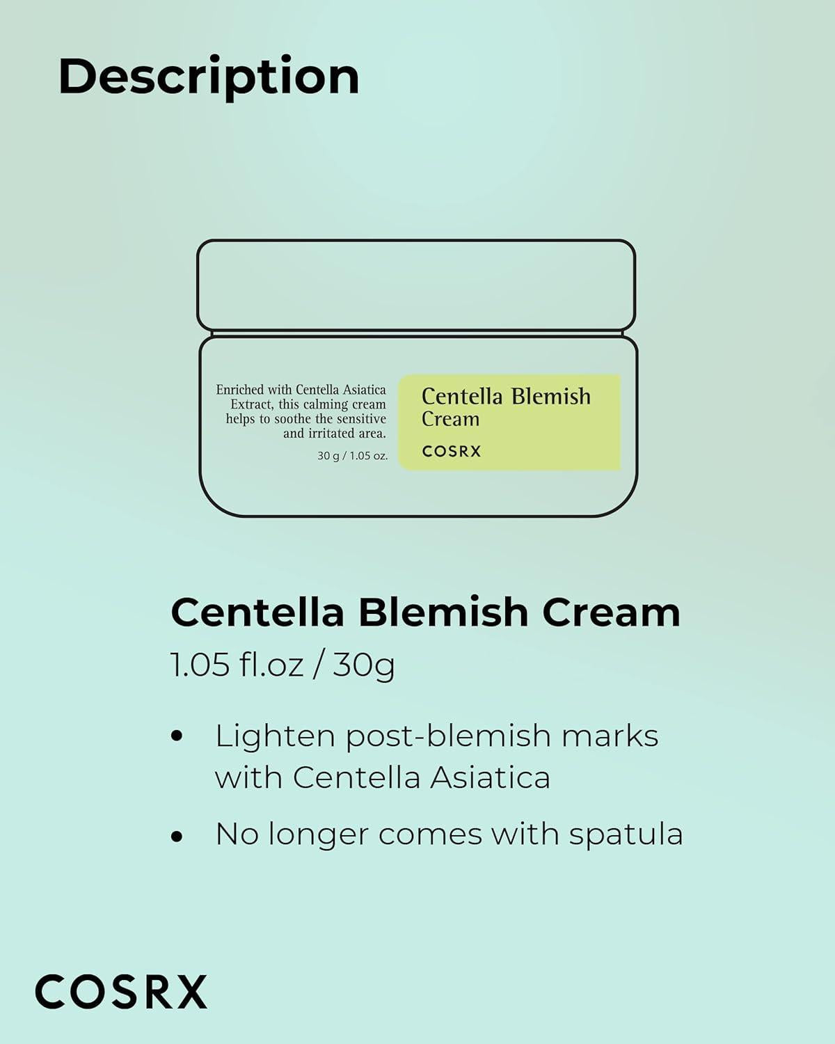 Centella Blemish Cream 30ml