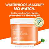DERMALOGY CARROT DEEP CLEAR OIL PAD 150ML (60 PADS)