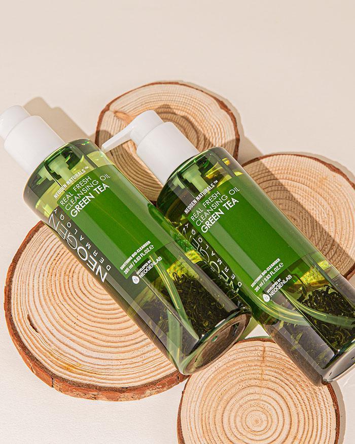 DERMALOGY REAL FRESH CLEANSING OIL GREEN TEA 285ML