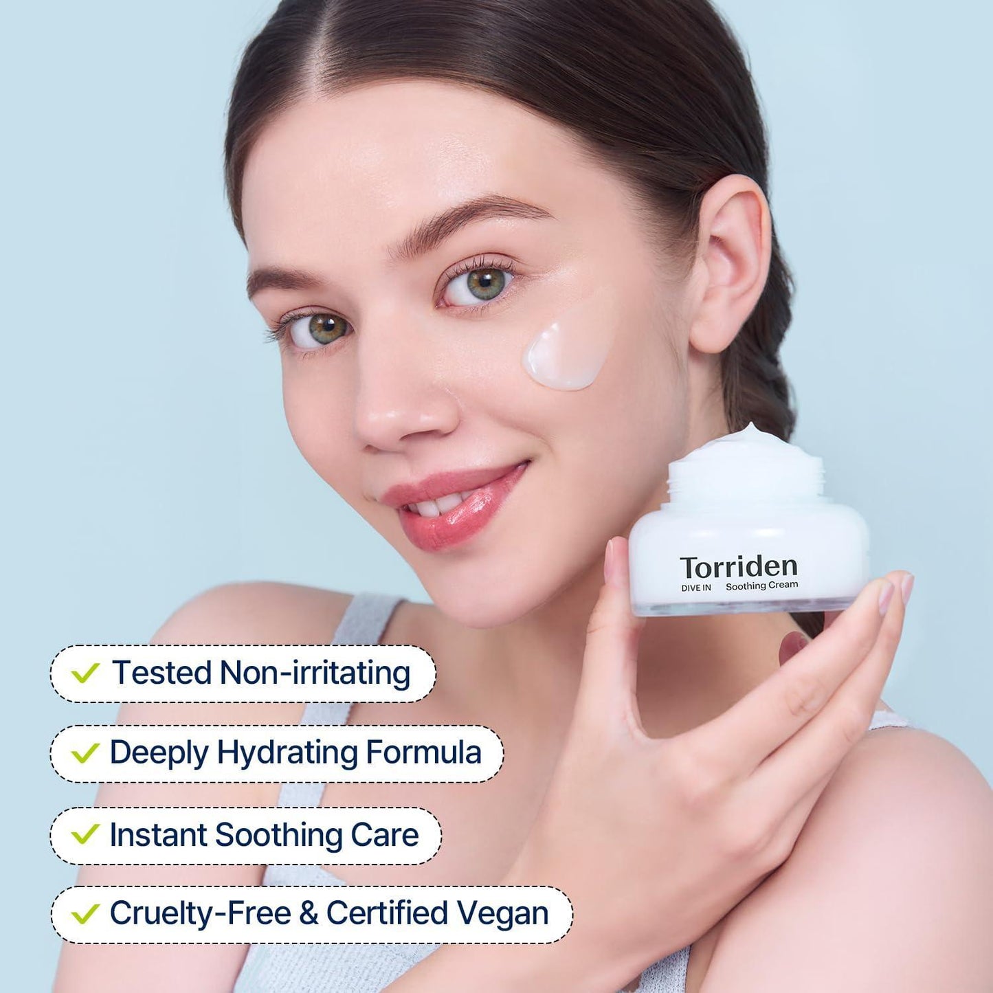 DIVE IN Low Molecular Hyaluronic Acid Soothing Cream 100ml