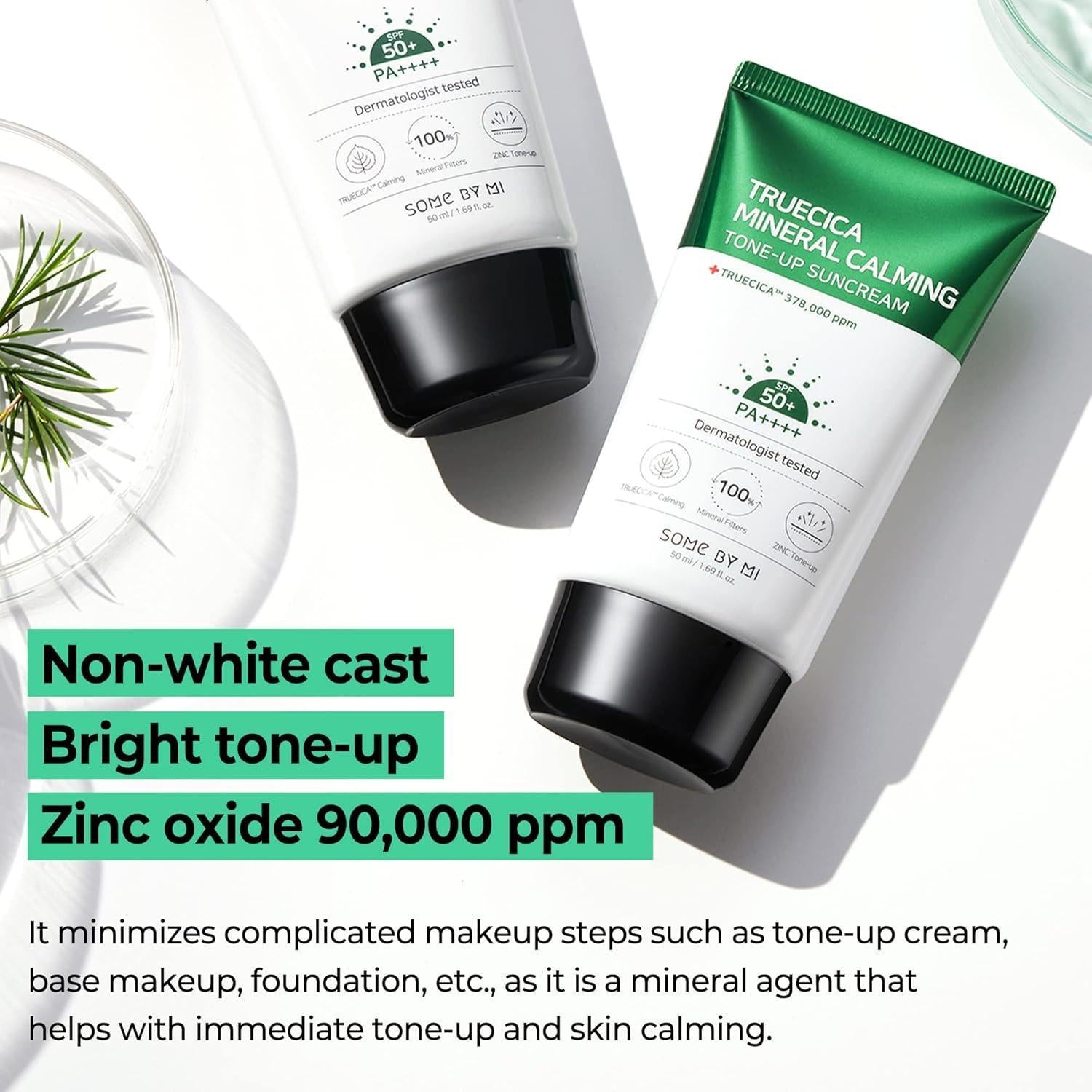 Truecica Mineral Calming Tone-Up Suncream 50ml