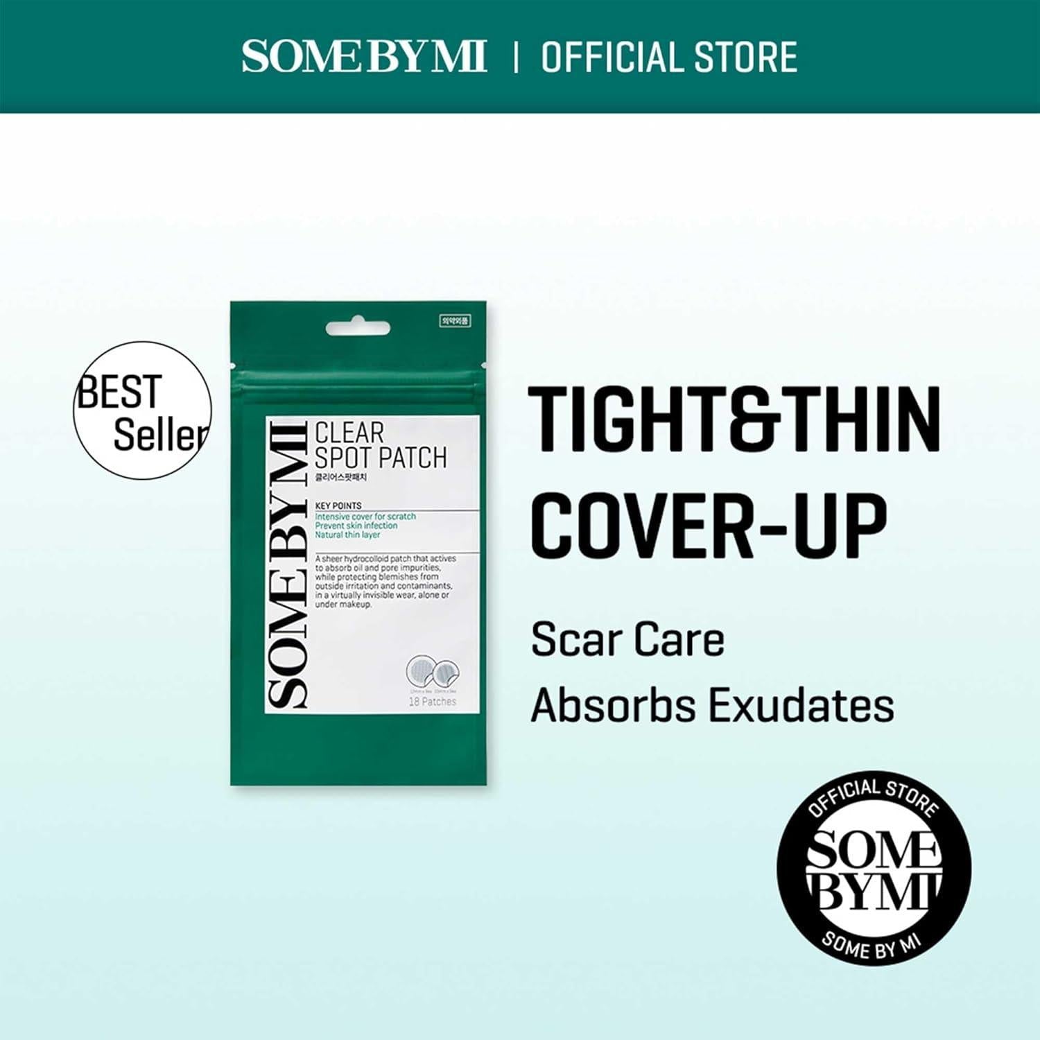 Clear spot patch