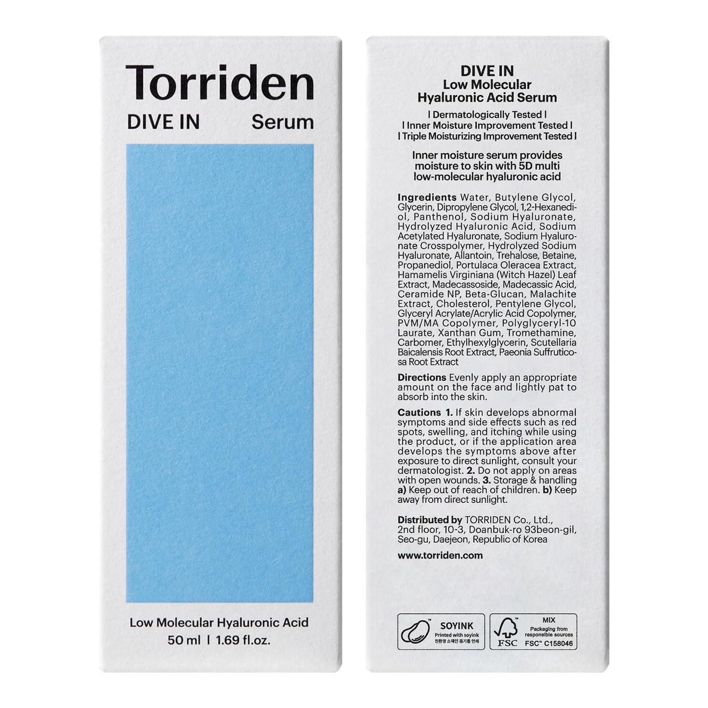 DIVE IN Low Molecular Hyaluronic Acid Serum 50ml