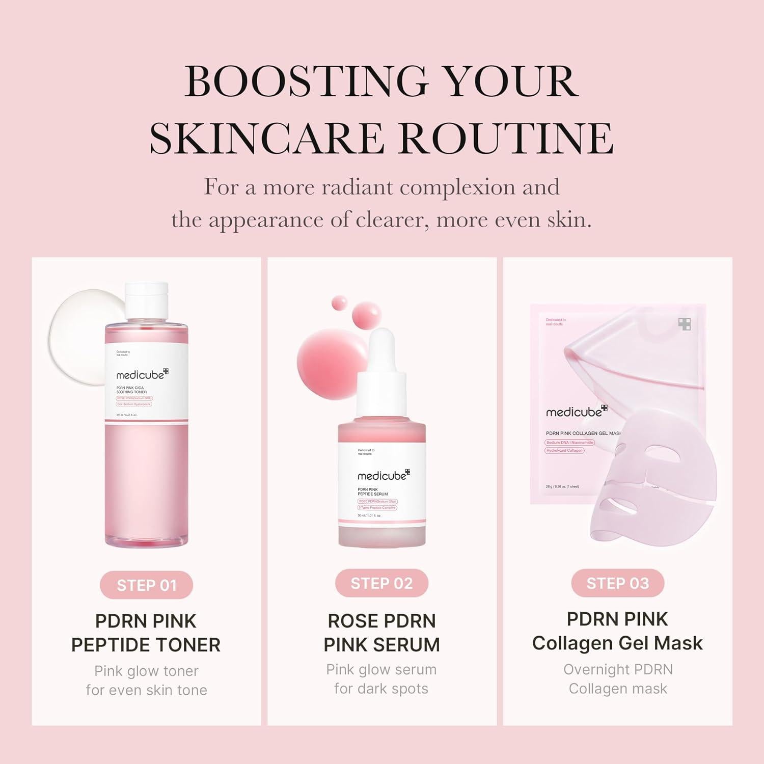 PDRN Pink Cica Soothing Toner 250ml