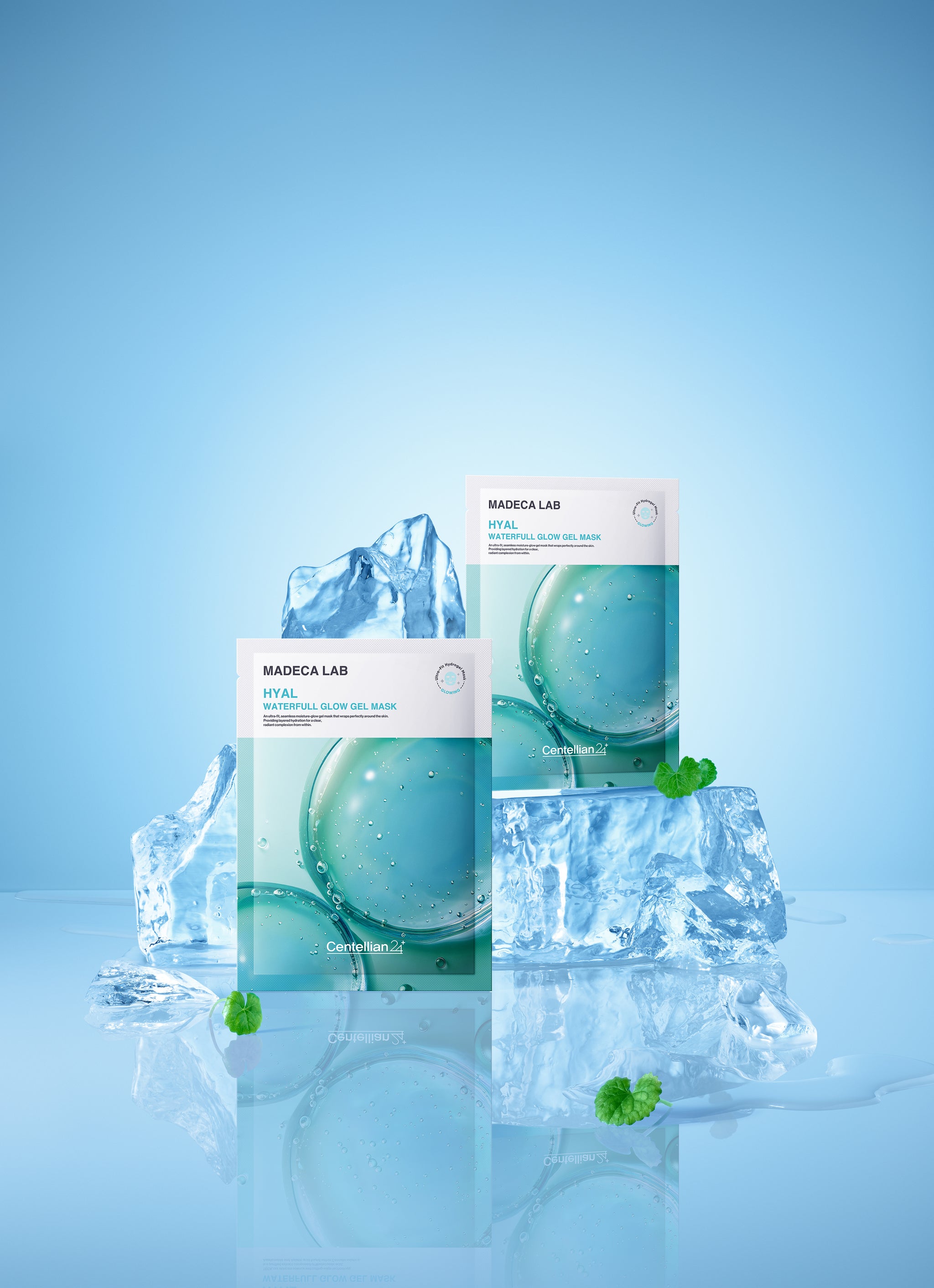 Madeca Lab Hyal Waterfull Glow Gel Mask 5ea