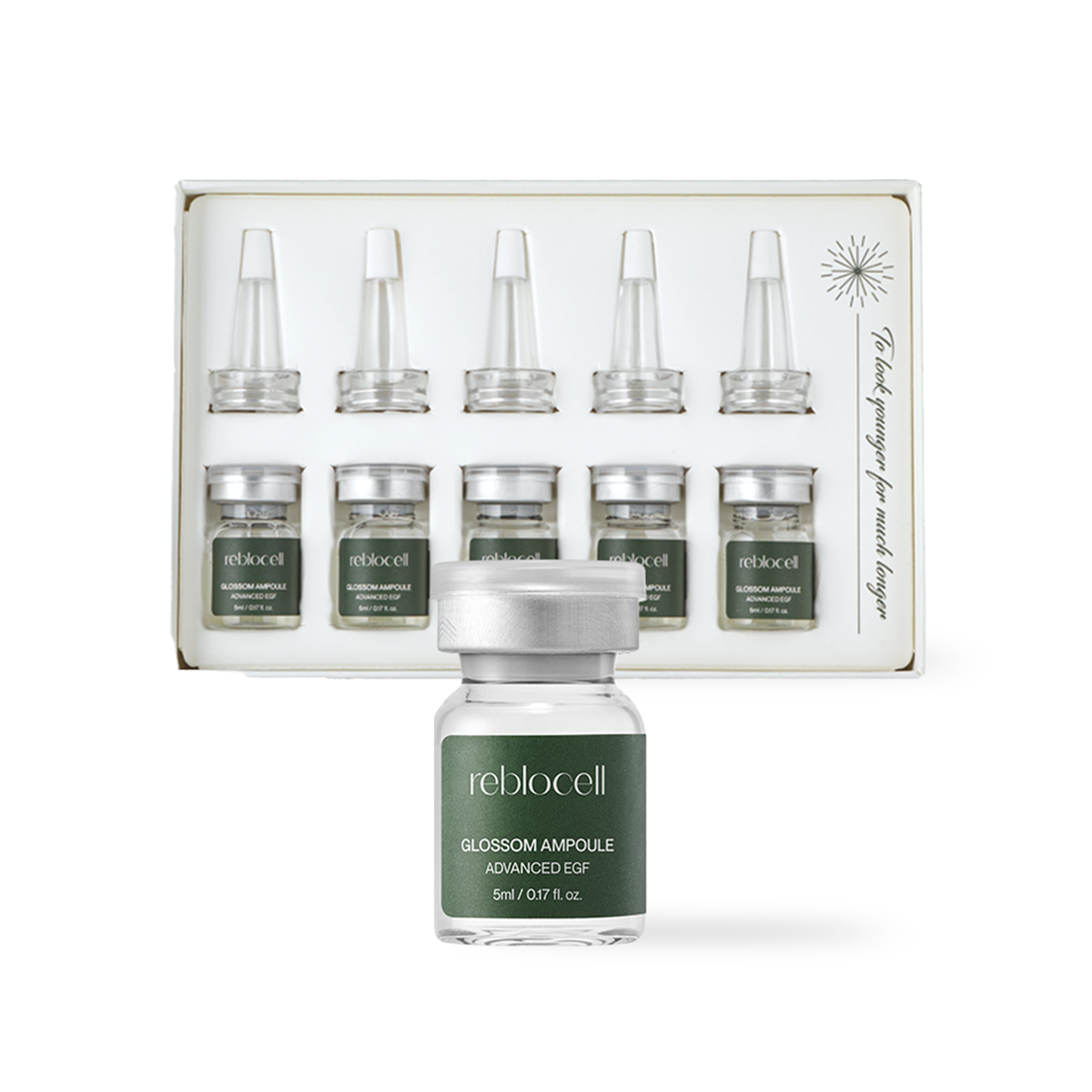 Glossom Ampoule EGF 4ppm 5ml x 5