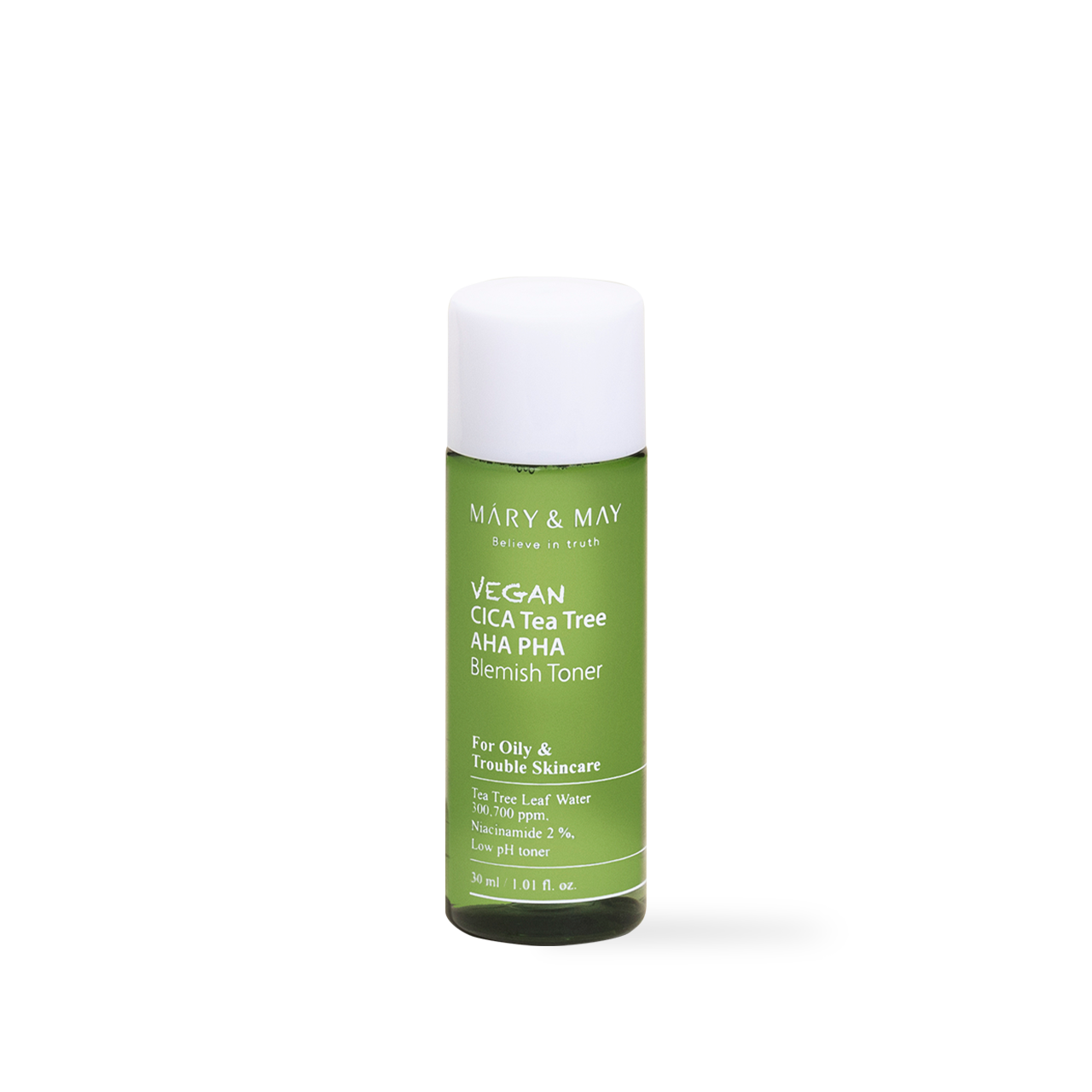 Vegan CICA Tea Tree AHA PHA Blemish Toner - 30ml [Miniature]